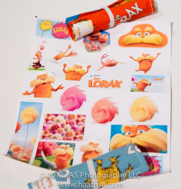 lorax party stickers